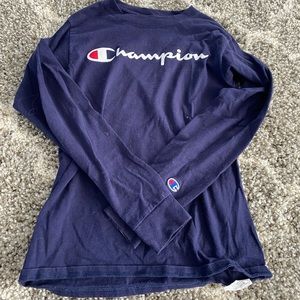 champion long sleeve tee